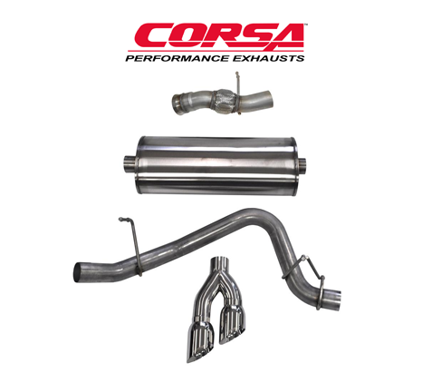 Corsa Sports 3.0" Cat-Back for Yukon Denali / Tahoe / Escalade 6.2L 2015-2020