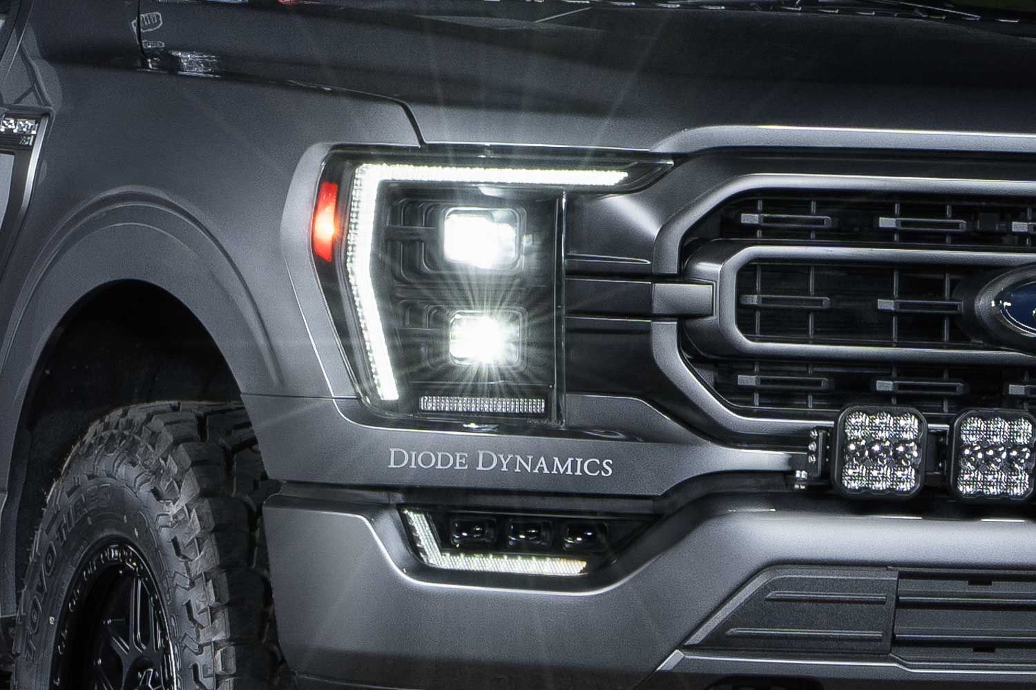 Diode Dynamics Elite Pro Max LED Headlights for Ford F-150 (Pair) 2021+ - Image 2