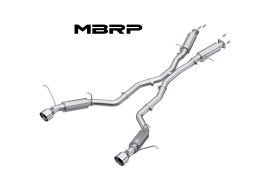MBRP Performance 3-Inch Cat-Back, Dual Rear Exit Exhaust For Jeep Grand Cheroke 2012-2021