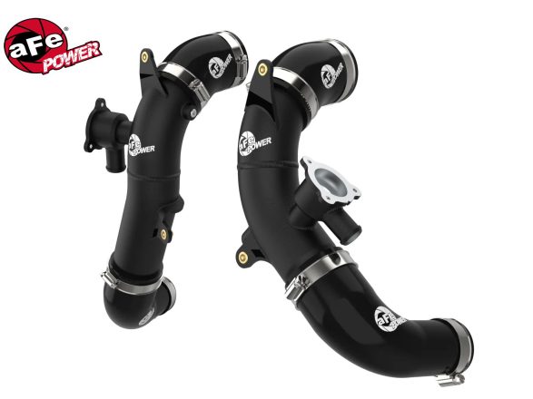 AFE 2.5 Blade Runner IN Aluminium Hot Charge Pipe Black for Toyota Tundra Twin Turbo 3.4L 2022+