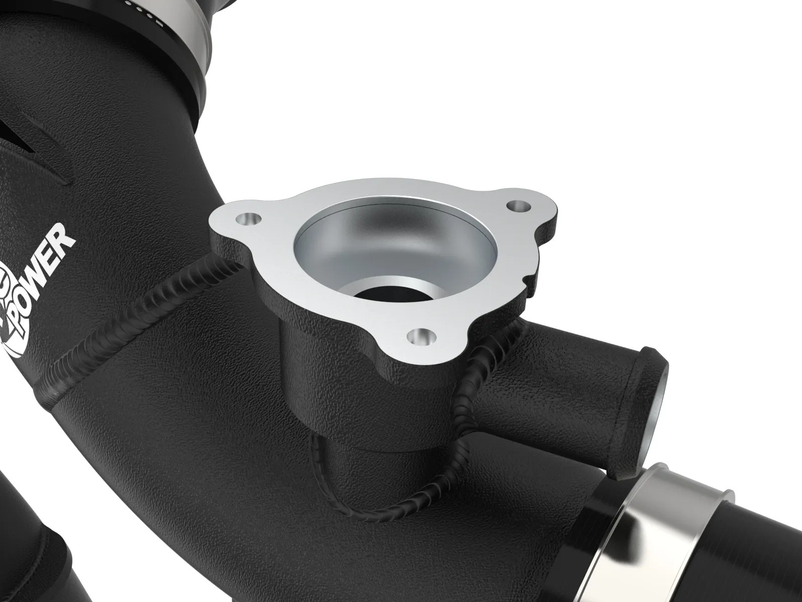 AFE 2.5 Blade Runner IN Aluminium Hot Charge Pipe Black for Toyota Tundra Twin Turbo 3.4L 2022+ - Image 5