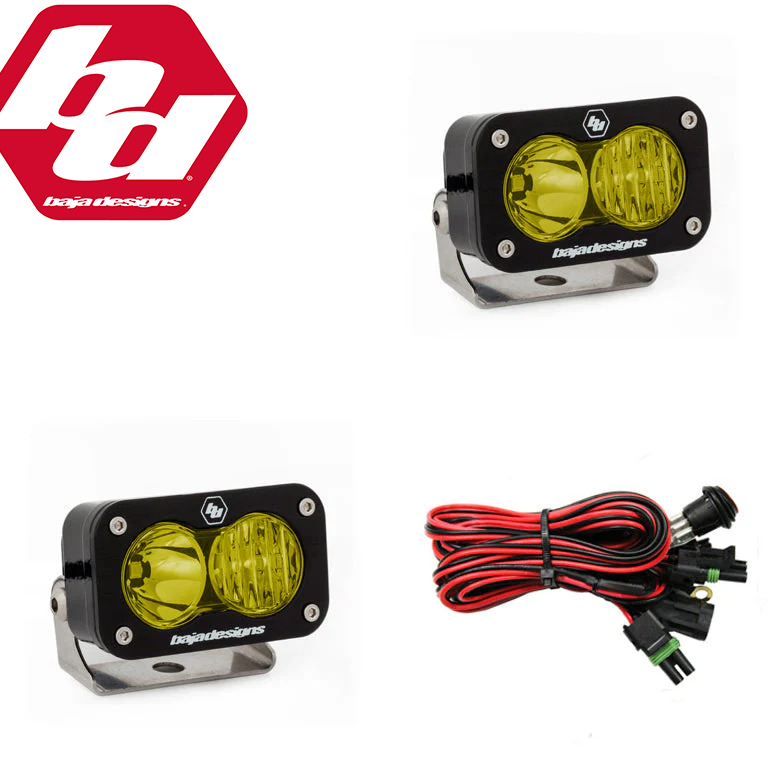 Baja Designs S2 Pro, Pair Driving/Combo LED, Amber
