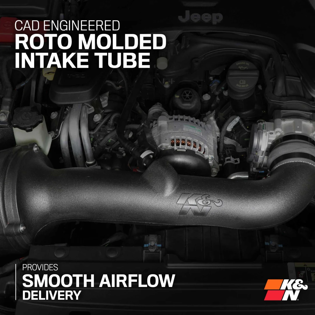 KN Air Intake for Jeep Wrangler V6-3.6L 2018-2025 - Image 7