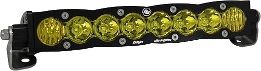 Baja Design S8 Straight LED Light Bar 10"Inch Amber Driving Combo-Universal - Image 2
