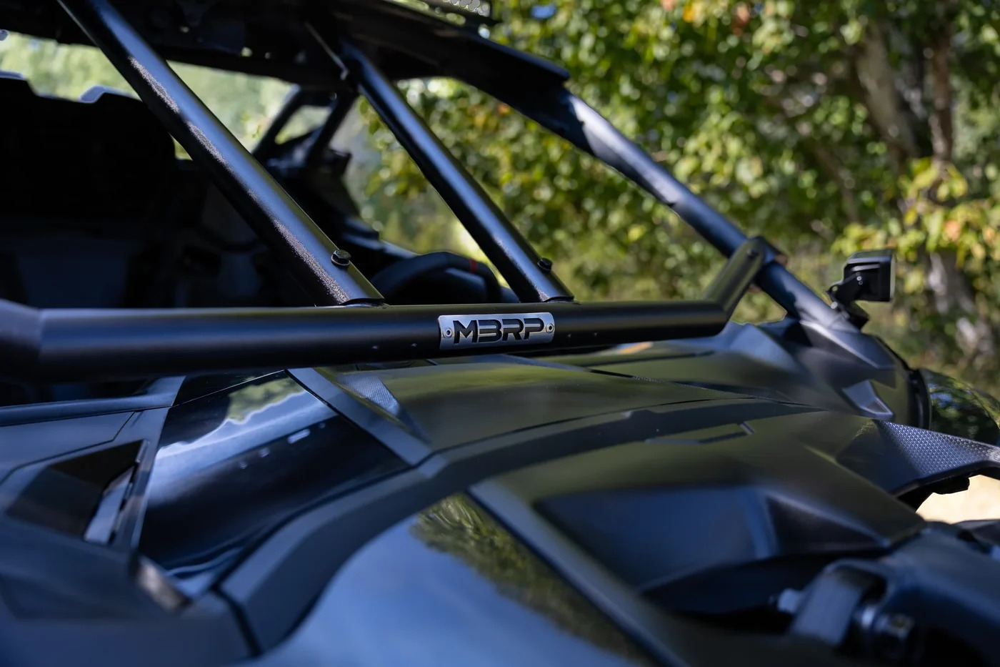 MBRP Black Coatted Front Instruction Bar for Canam Maverick R 2024+ - Image 3