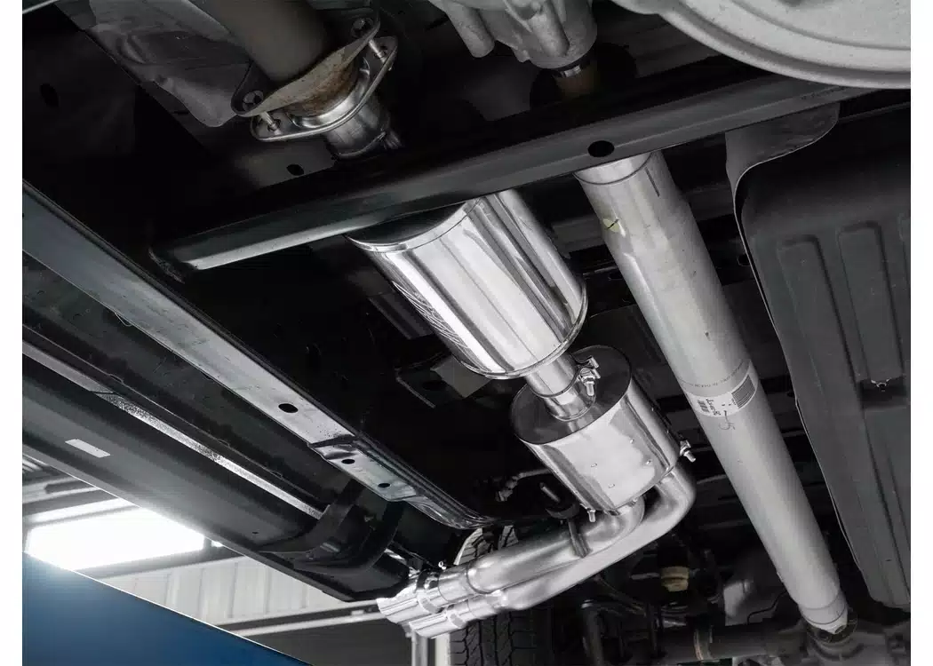 MBRP 3"inch Stainless Steel Dual Pre Axle Exit Catback Exhaust System for Ford F-150 2021-2026 - Image 2