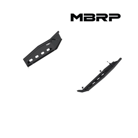 MBRP Black-Coated Steel Rock Slider Kit for Can-Am Maverick R 2024+