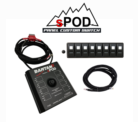 SPOD 8-Toggle Switch (Blue Led) Bantam-X Module