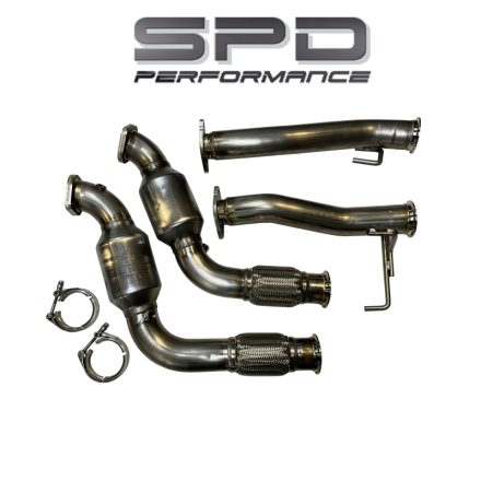 SPD Performance 304Stainless Steel Down Pipes for Ford Bronco Raptor 2022-2026
