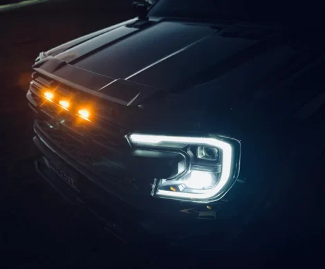 Signature LUX Blaze RP24 Smoked Amber Grille Lights for Ford Ranger Raptor 2022+ - Image 2