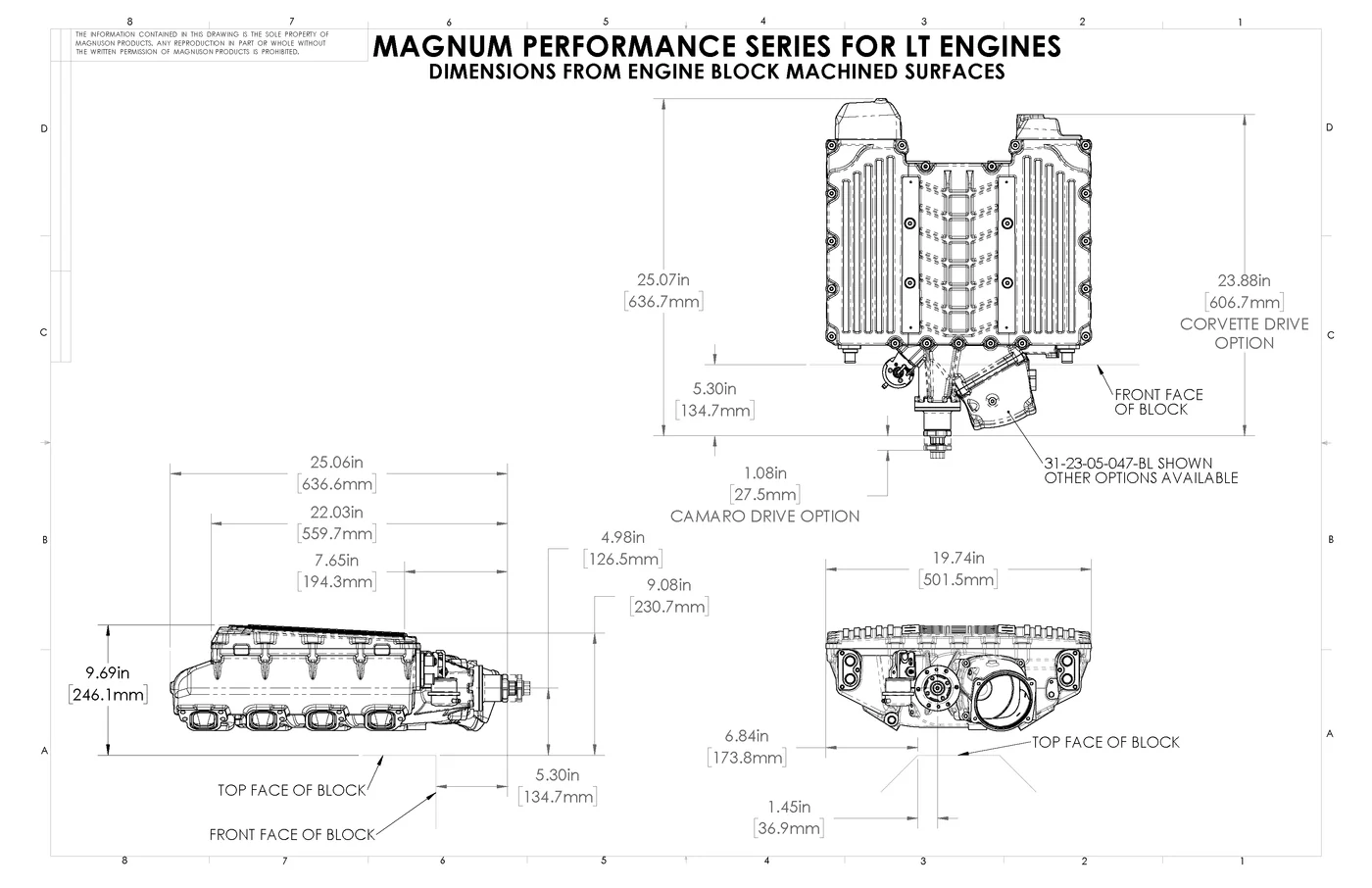 MAGNUSON TVS2650R Magnum Supercharger System Chevrolet LT1 Camaro 2016-2024 - Image 3
