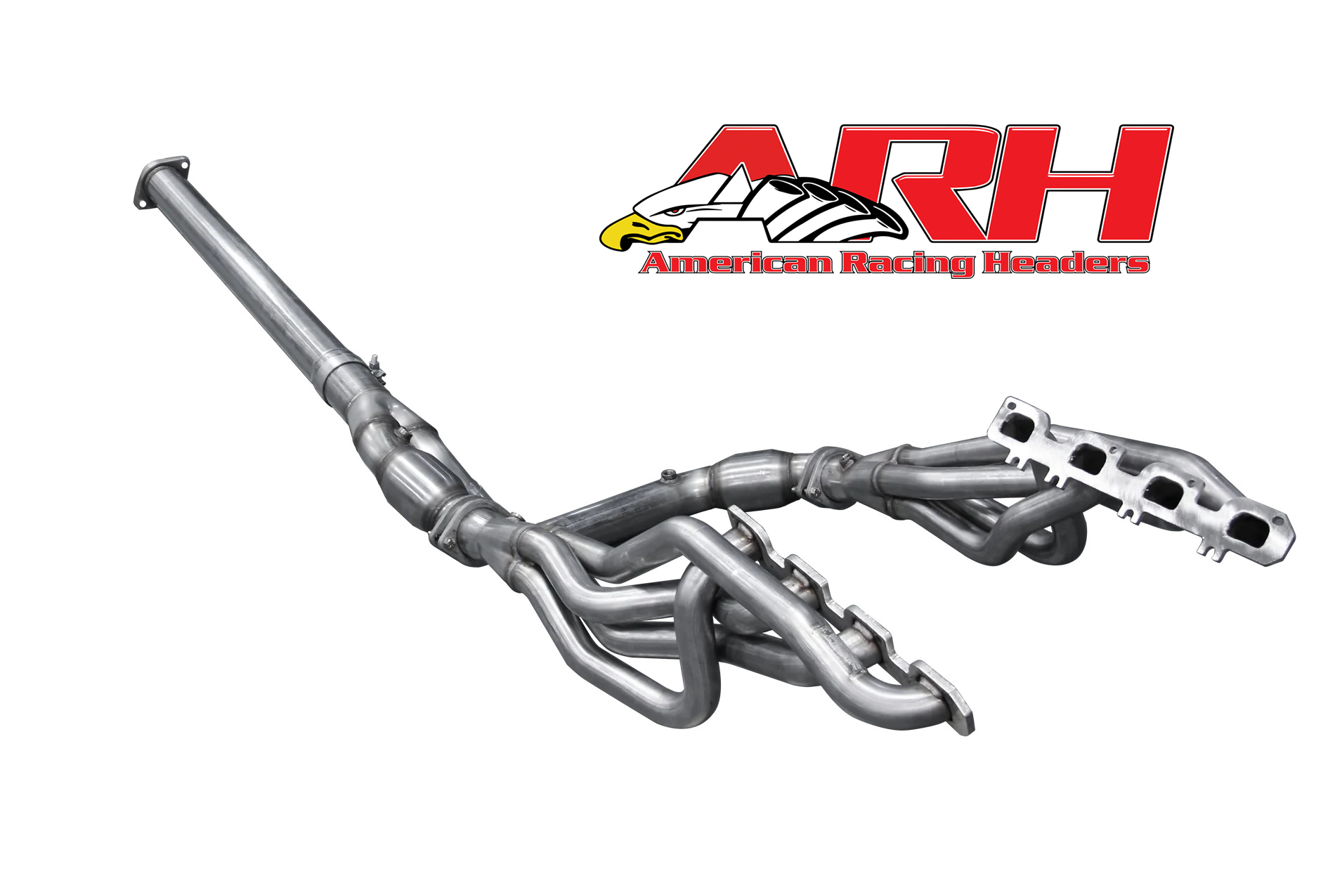 ARH Headers & Y-Pipe 1-7/8 x 3″ with Cats Long System for Dodge RAM 1500 2019-2023