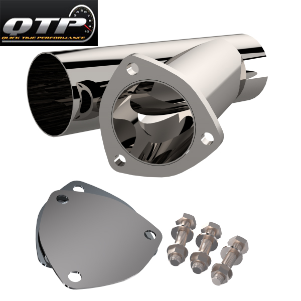 QTP 3″ Stainless Steel Y-Connector Pipe