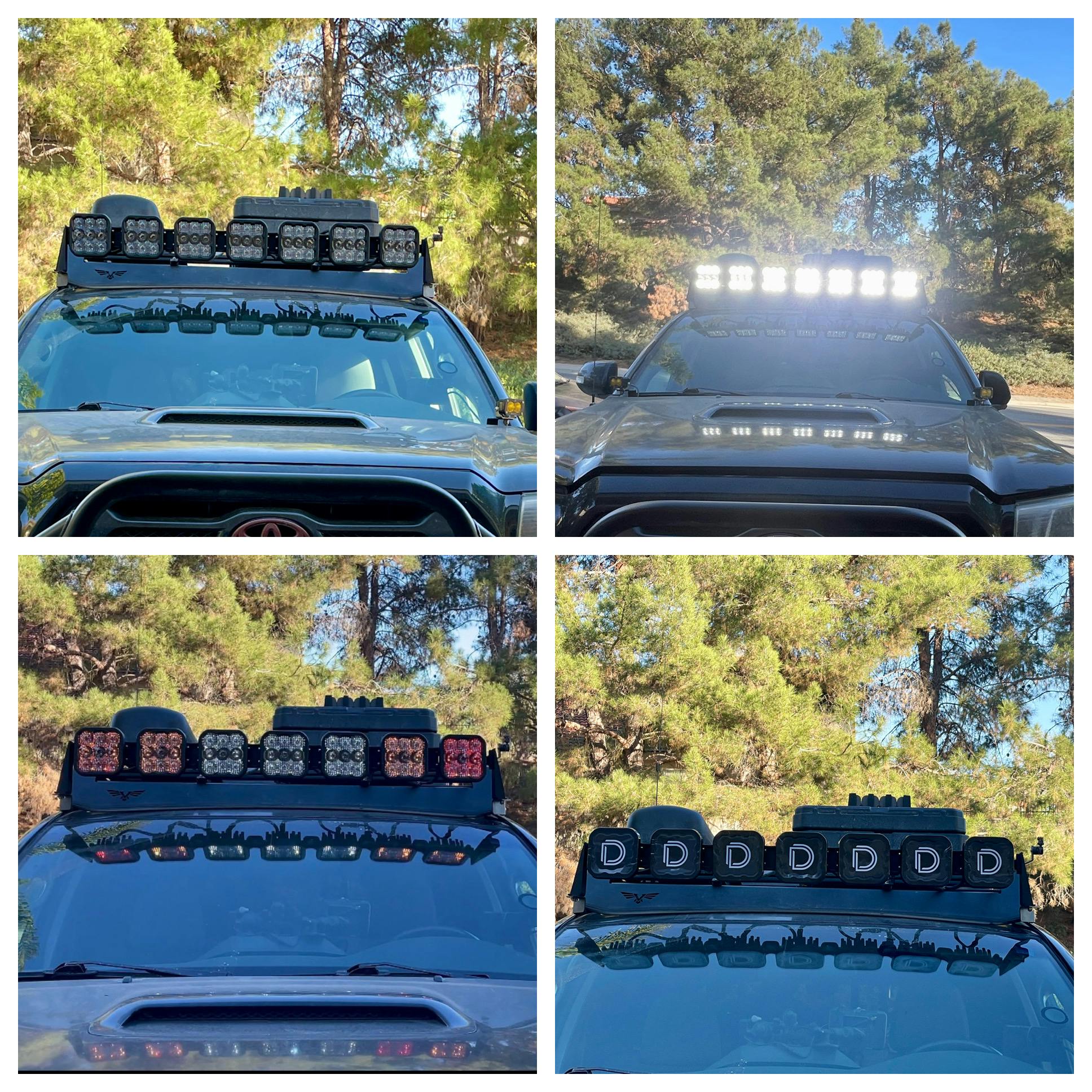 Diode Dynamics SS5 Pro CrossLink 7-Pod LED Light Bar White Combo 44-inch - Image 7