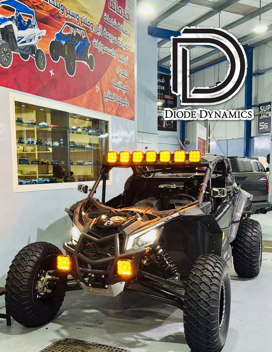 Diode Dynamics SS5 Pro CrossLink 7-Pod LED Light Bar White Combo 44-inch - Image 2