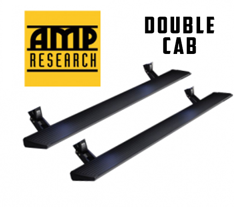 AMP Research PowerStep Electric Running Boards for Double Cab GM Trucks 2019-2021