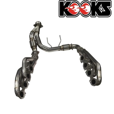 Kooks 1-7/8" Stainless Steel Long Headers With Y-Pipe Catted Connection Kit for Ford F-150 5.0L V8 2021+