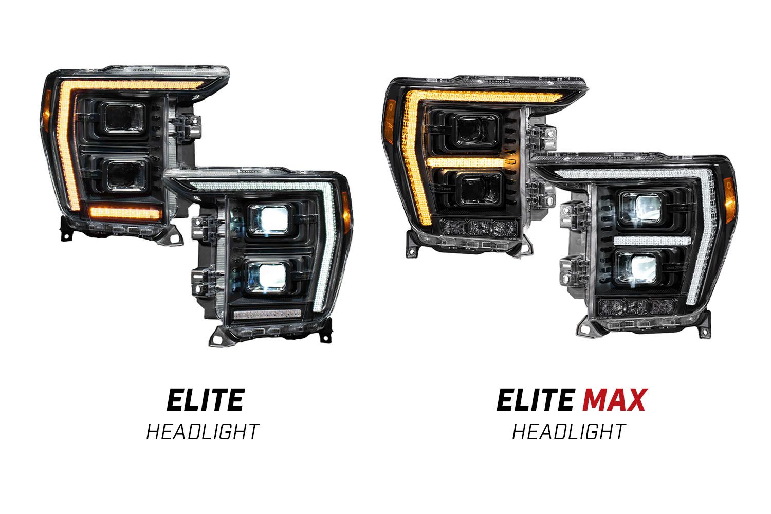Diode Dynamics Elite Pro Max LED Headlights for Ford F-150 (Pair) 2021+ - Image 5