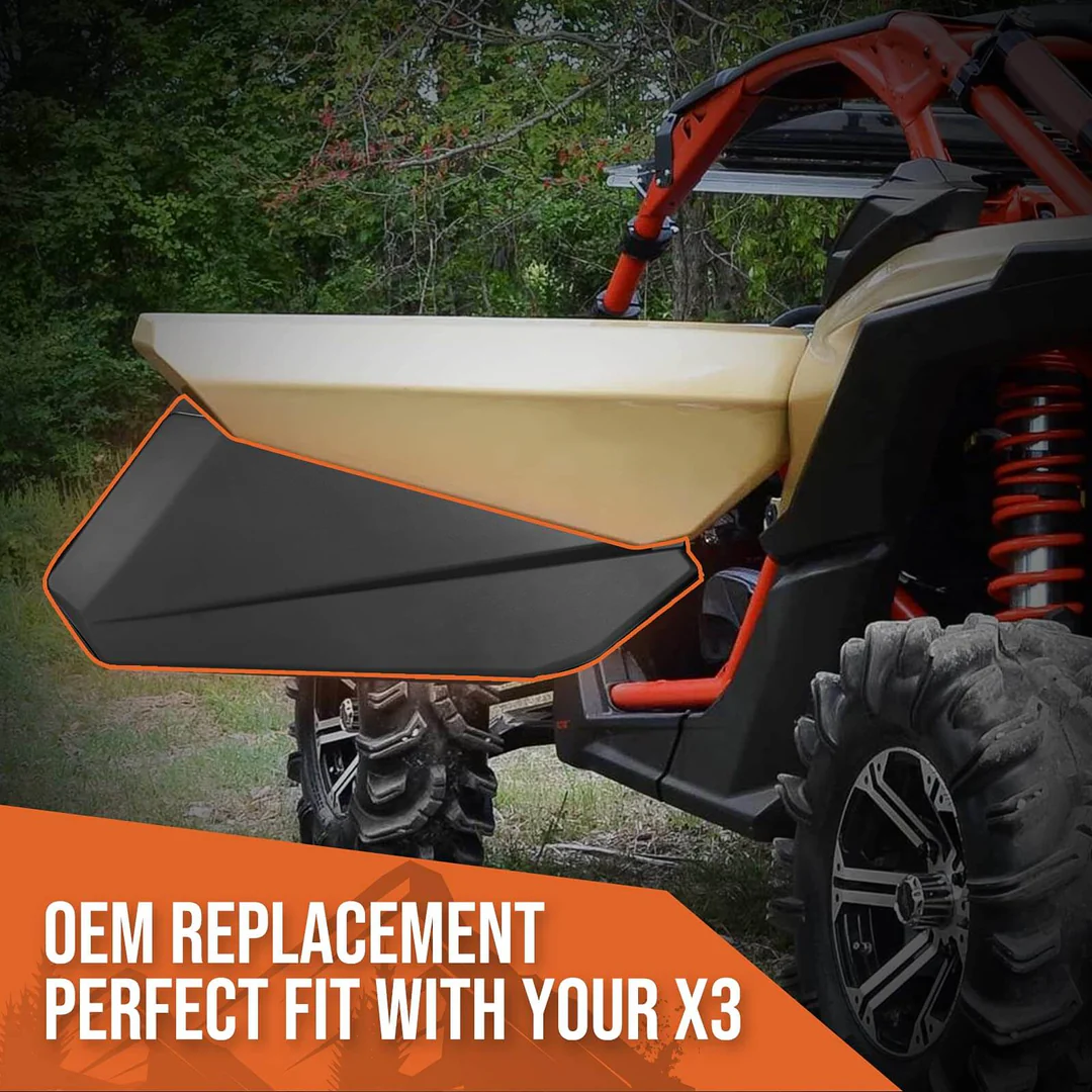 Kemi Moto Front Lower Doors with Metal Frame 2pcs for Can-Am Maverick X3 2017+ - Image 5