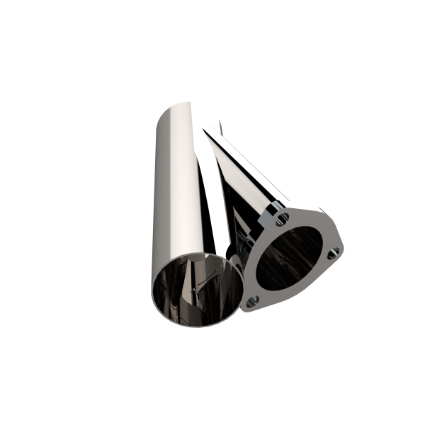 QTP 3″ Stainless Steel Y-Connector Pipe - Image 2