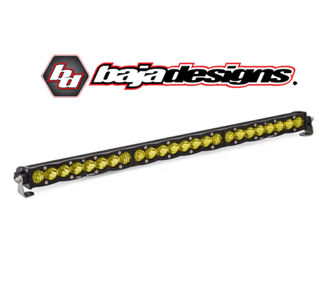BAJADESIGNS S8 Straight LED Light Bar 30" Amber Driving Combo