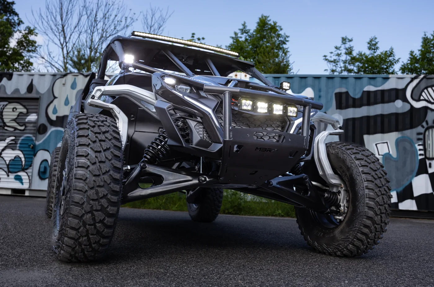 MBRP Front Race Bumper Steel Black for Canam Maverick R 2024+ - Image 3