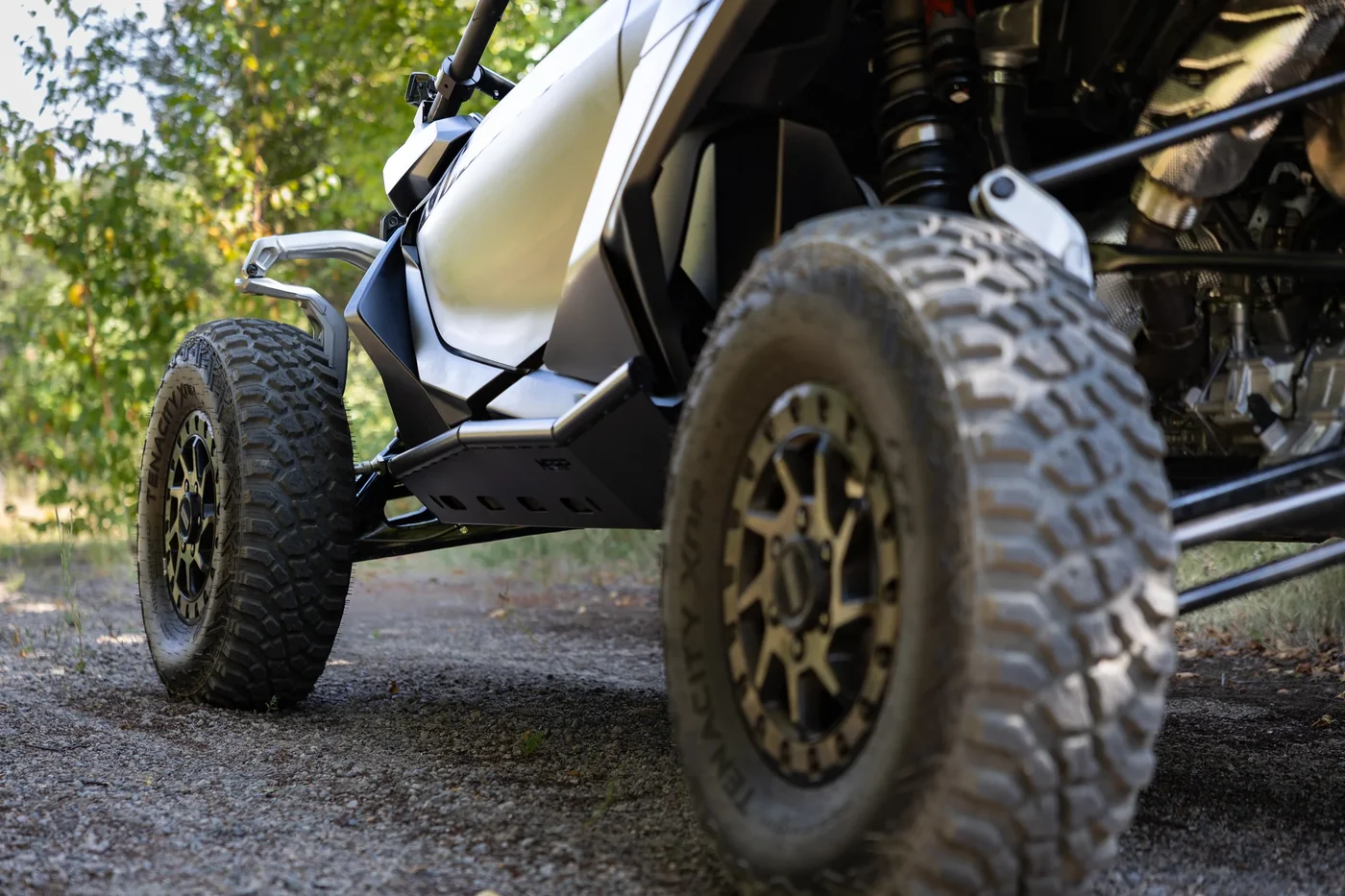 MBRP Black-Coated Steel Rock Slider Kit for Can-Am Maverick R 2024+ - Image 3