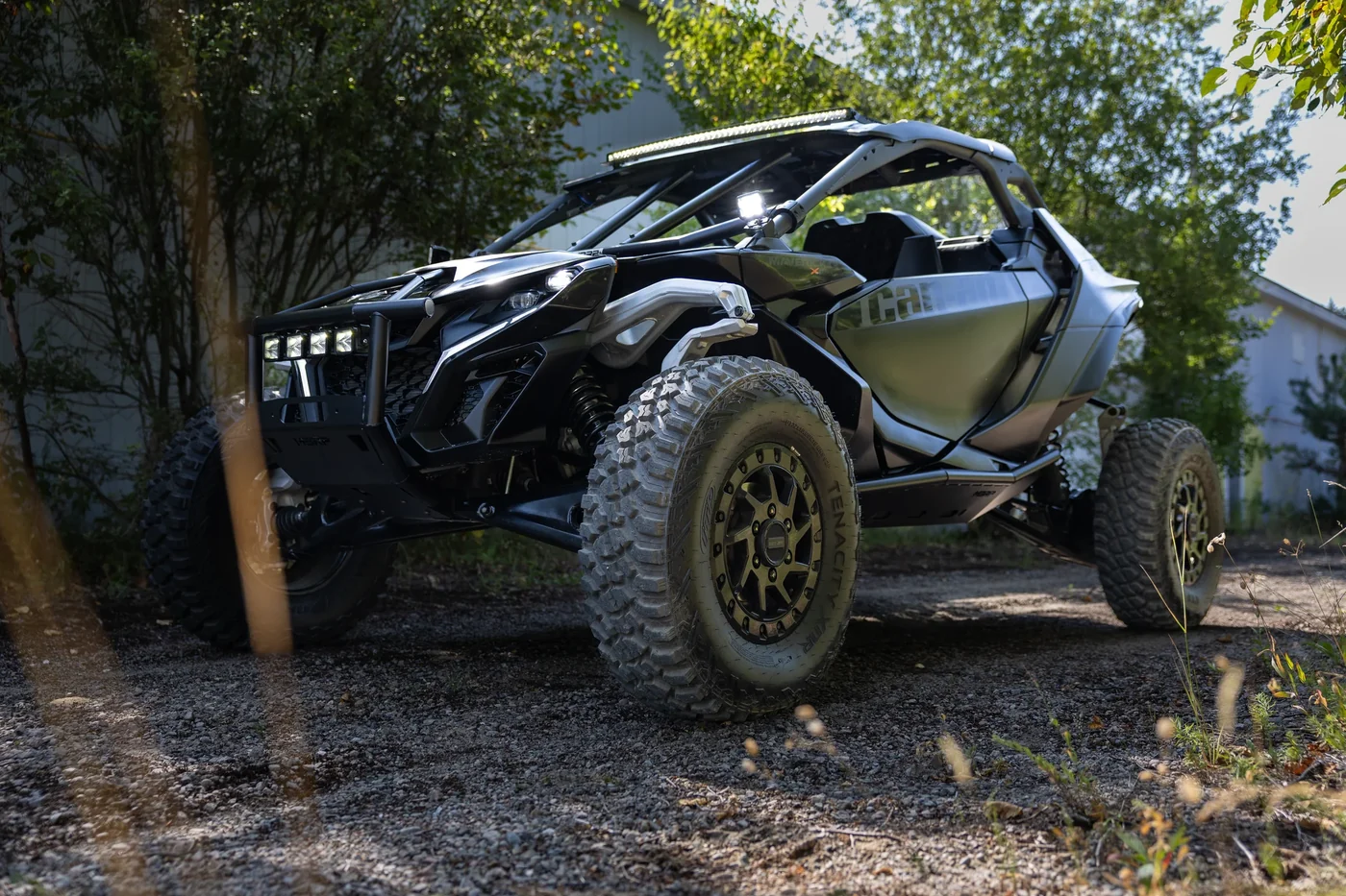 MBRP Black-Coated Steel Rock Slider Kit for Can-Am Maverick R 2024+ - Image 4