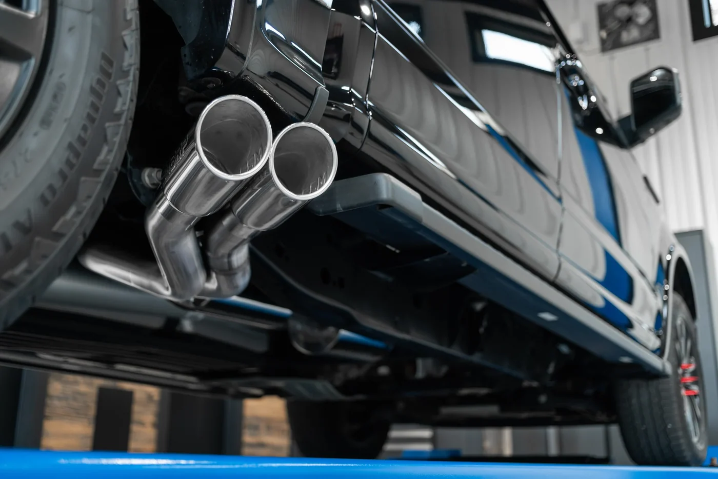 MBRP 3"inch Stainless Steel Dual Pre Axle Exit Catback Exhaust System for Ford F-150 2021-2026 - Image 6