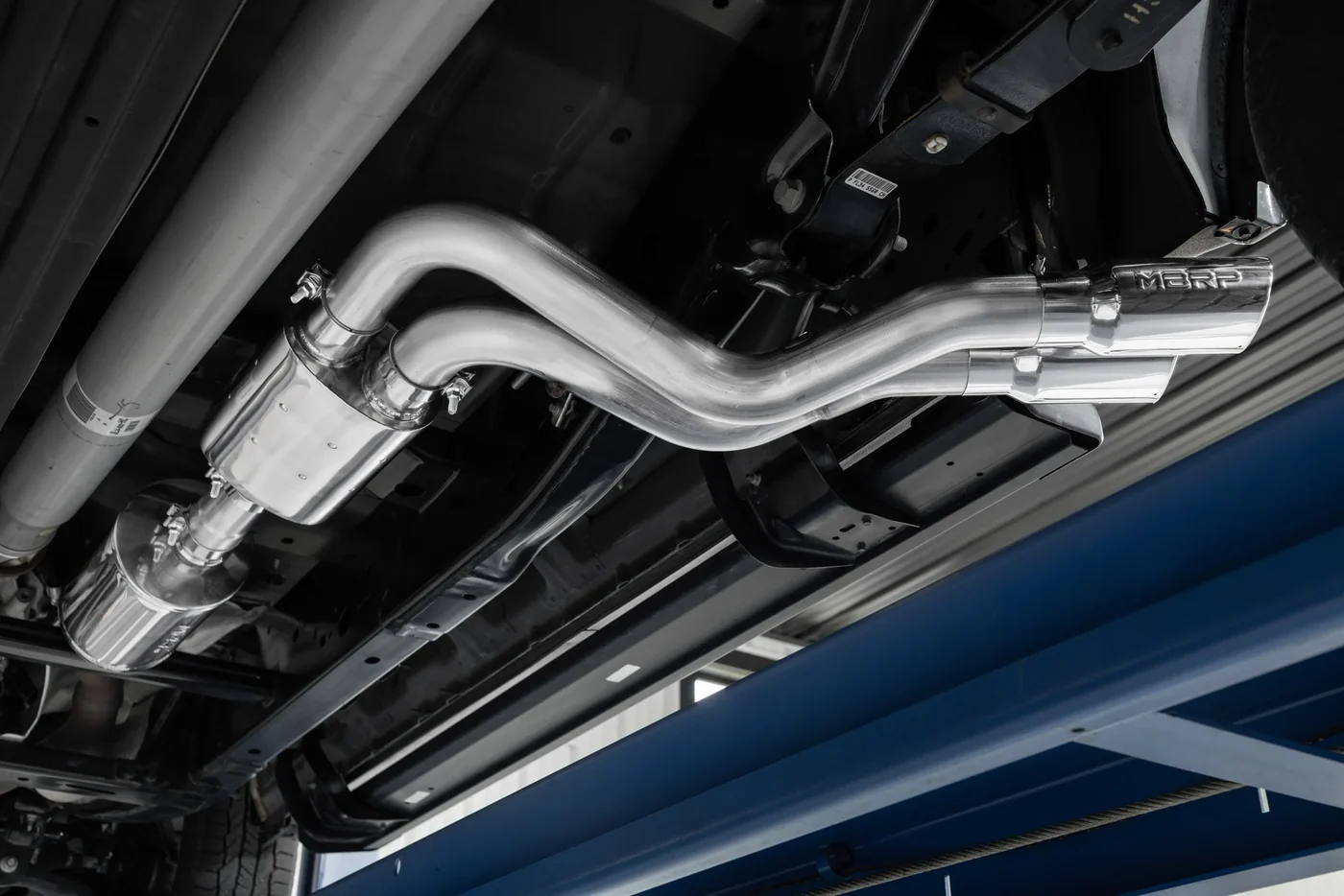 MBRP 3"inch Stainless Steel Dual Pre Axle Exit Catback Exhaust System for Ford F-150 2021-2026 - Image 5