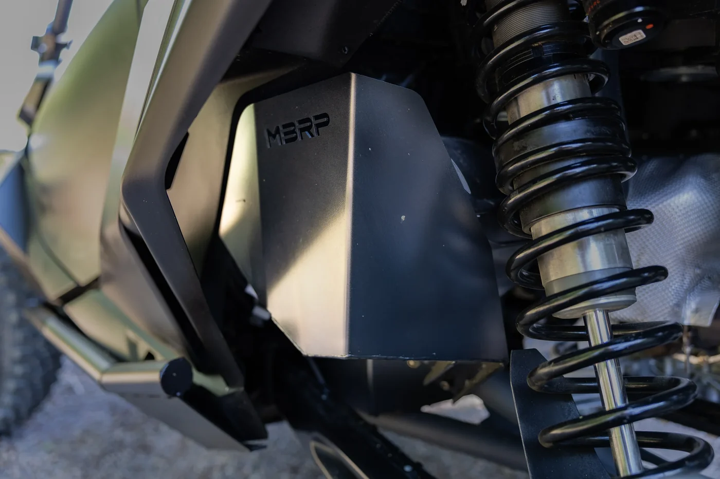 MBRP Steel Black-Coated Air box deflector for Canam Maverick R 2024+ - Image 3